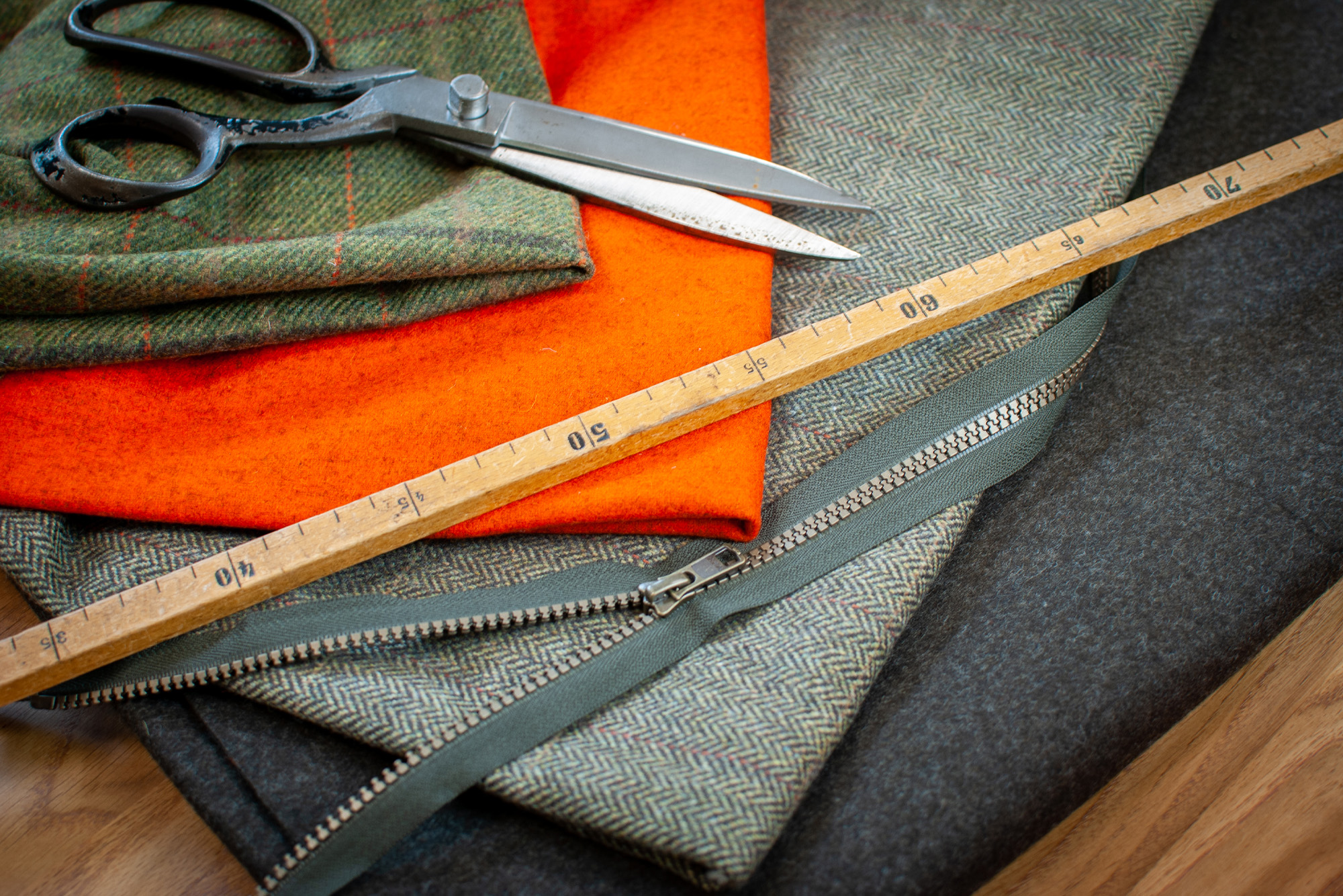 Rascher fabric and tailoring detail